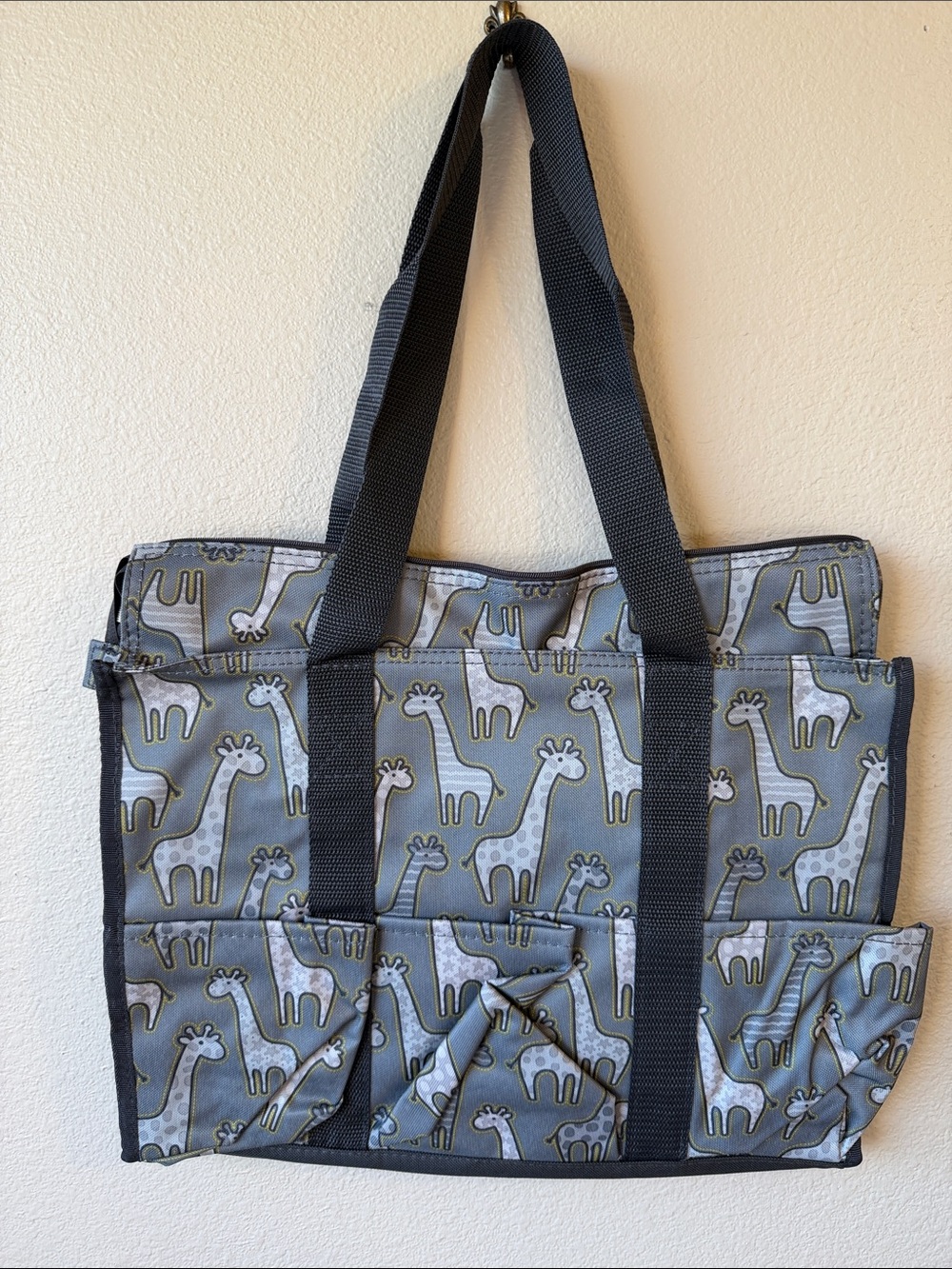 thirty-one Zip-Top Organizing Utility Tote - Go Go Giraffe